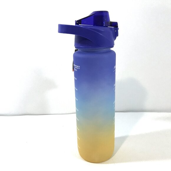 Motivational Water Bottle Built in Straw Multi-color, Athletic Essentials - Picture 2 of 6
